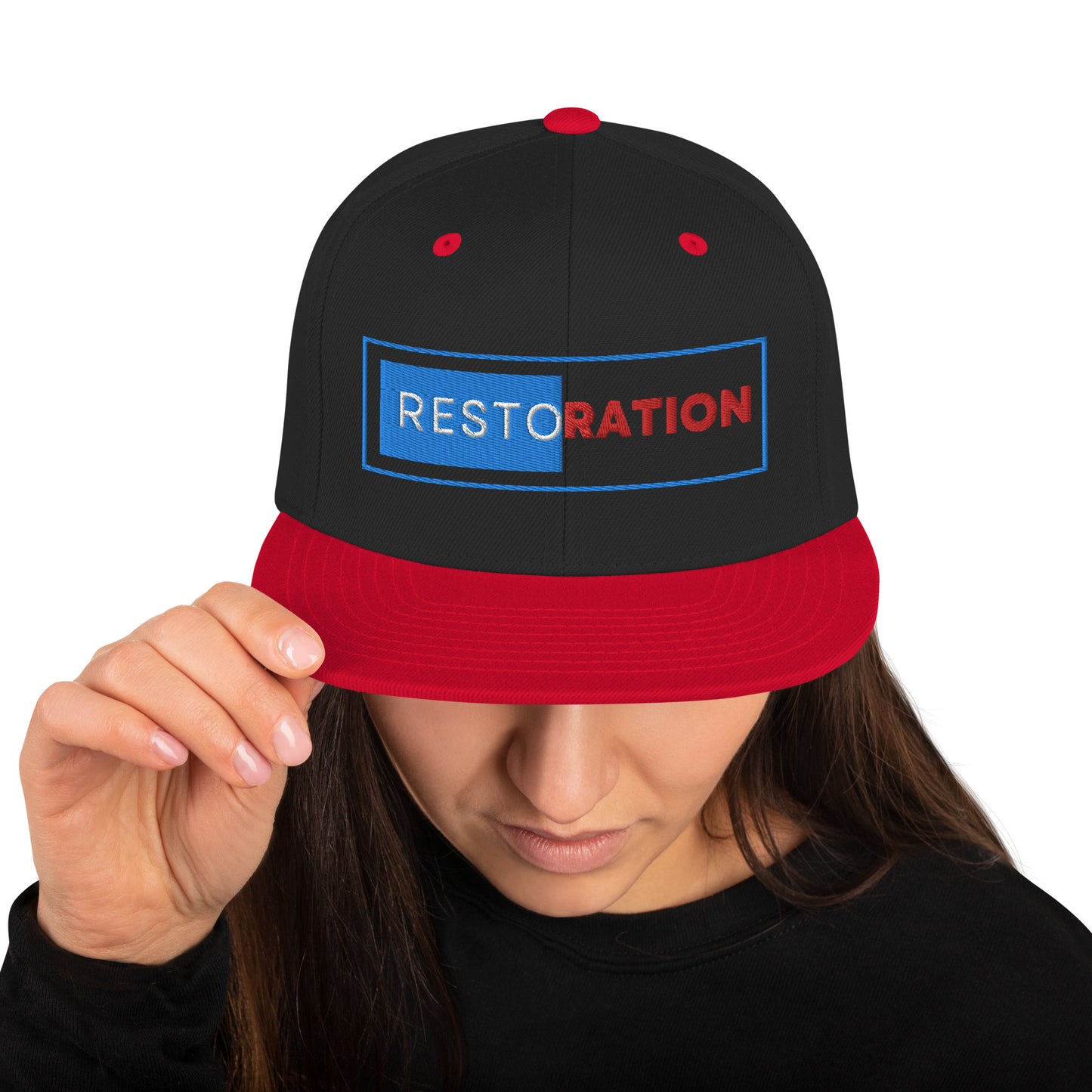 "Restoration" Ypng-6089M Wool Blend Snapback Hat