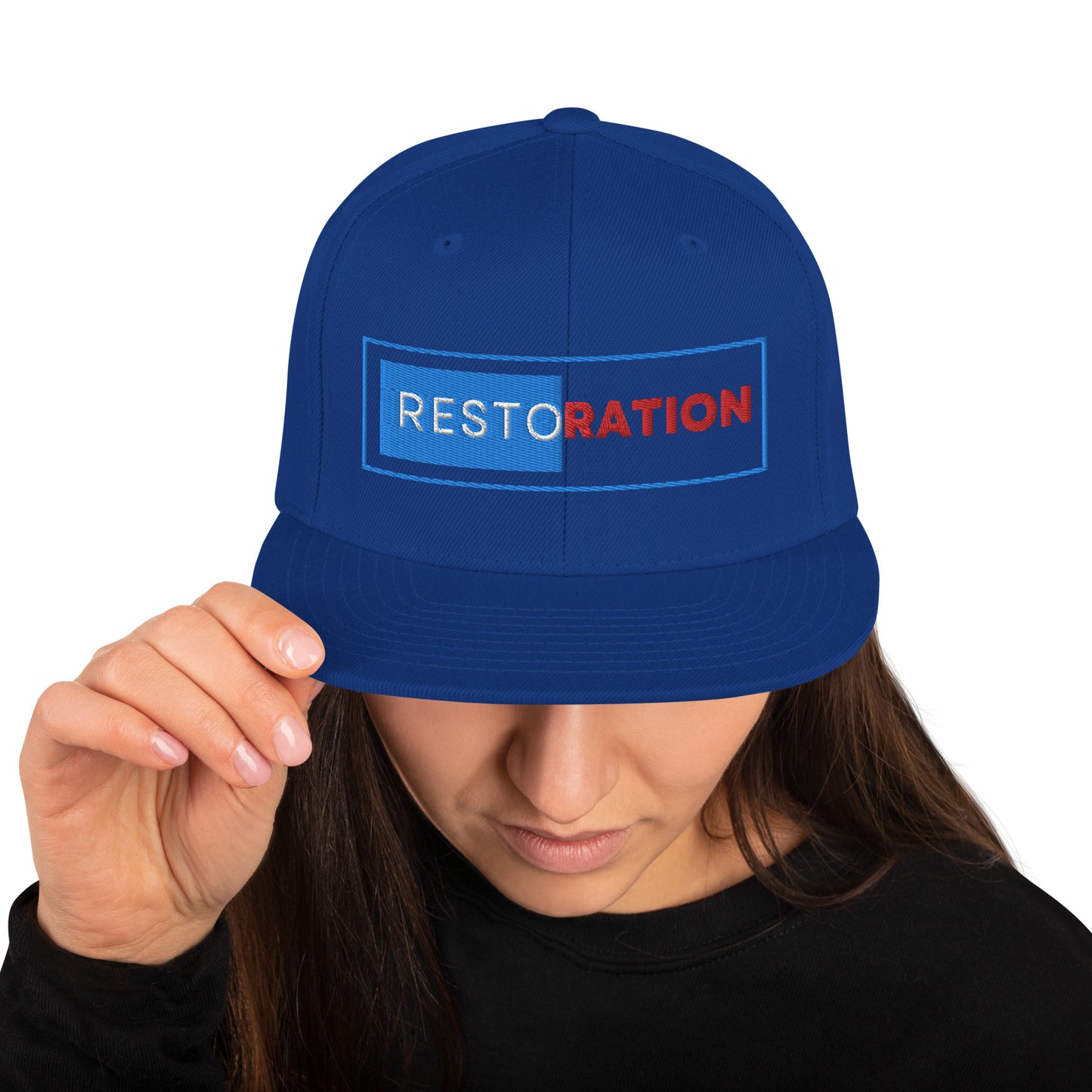 "Restoration" Ypng-6089M Wool Blend Snapback Hat