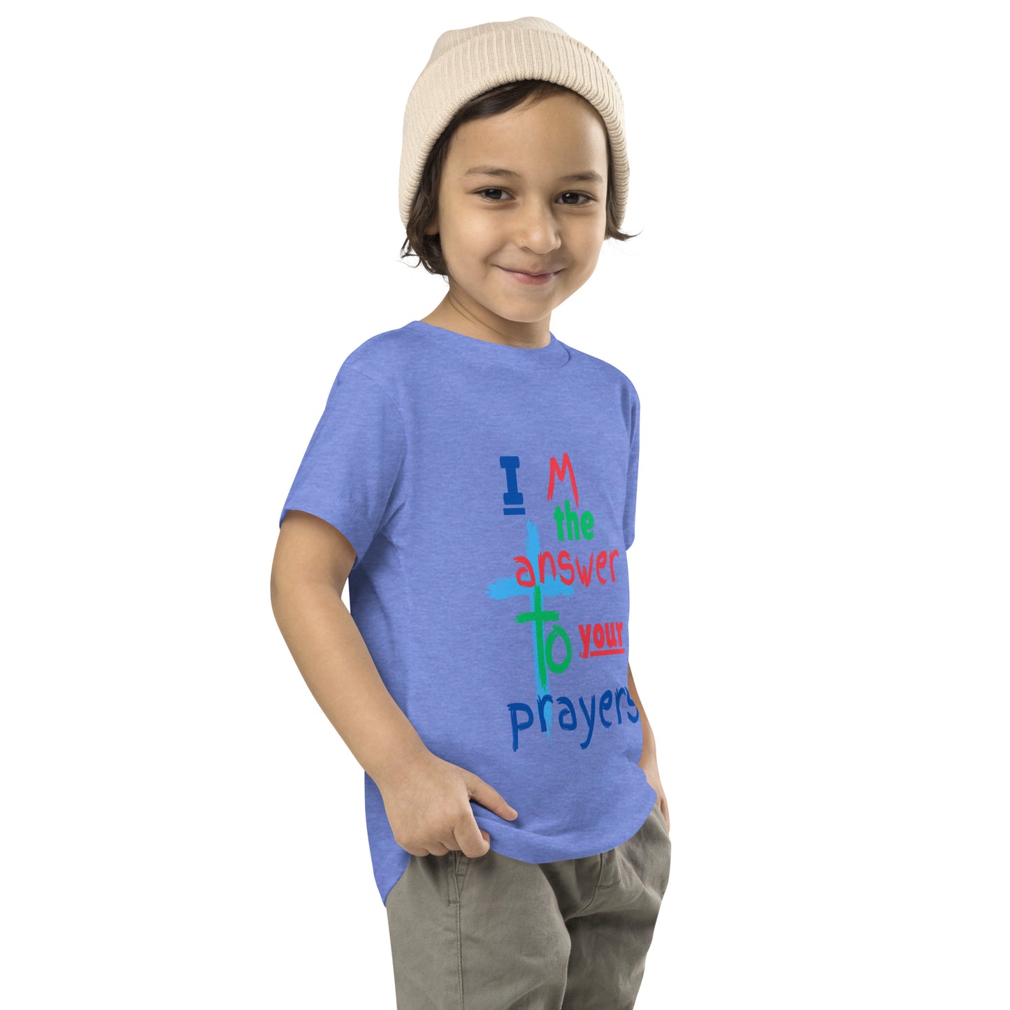 "I M the Answer to your Prayers" Toddler Short Sleeve Tee