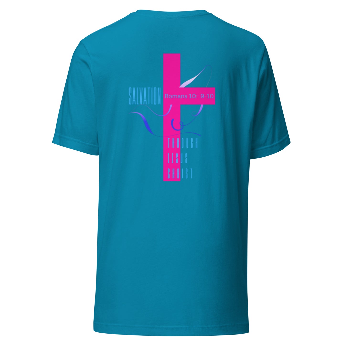 "Salvation Through Jesus Christ" preshrunk T-Shirt BC-3001