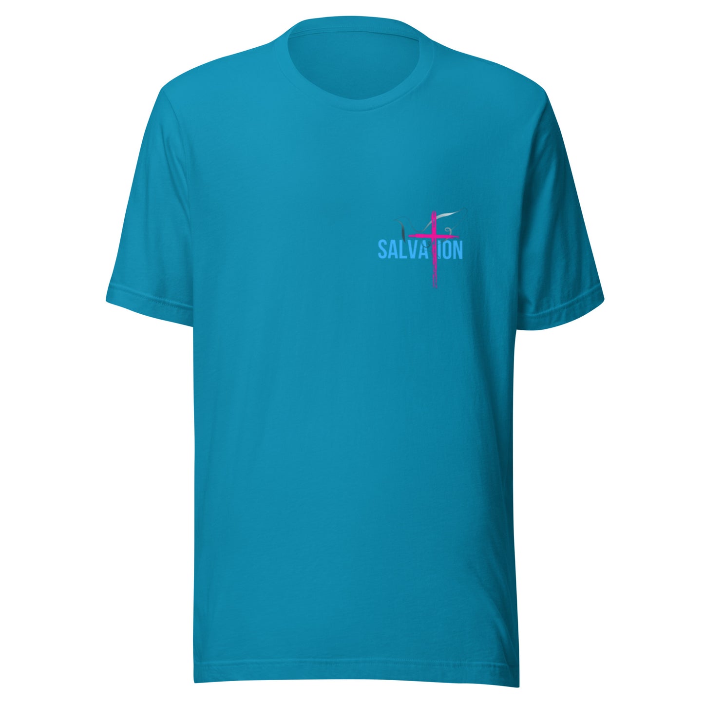 "Salvation Through Jesus Christ" preshrunk T-Shirt BC-3001