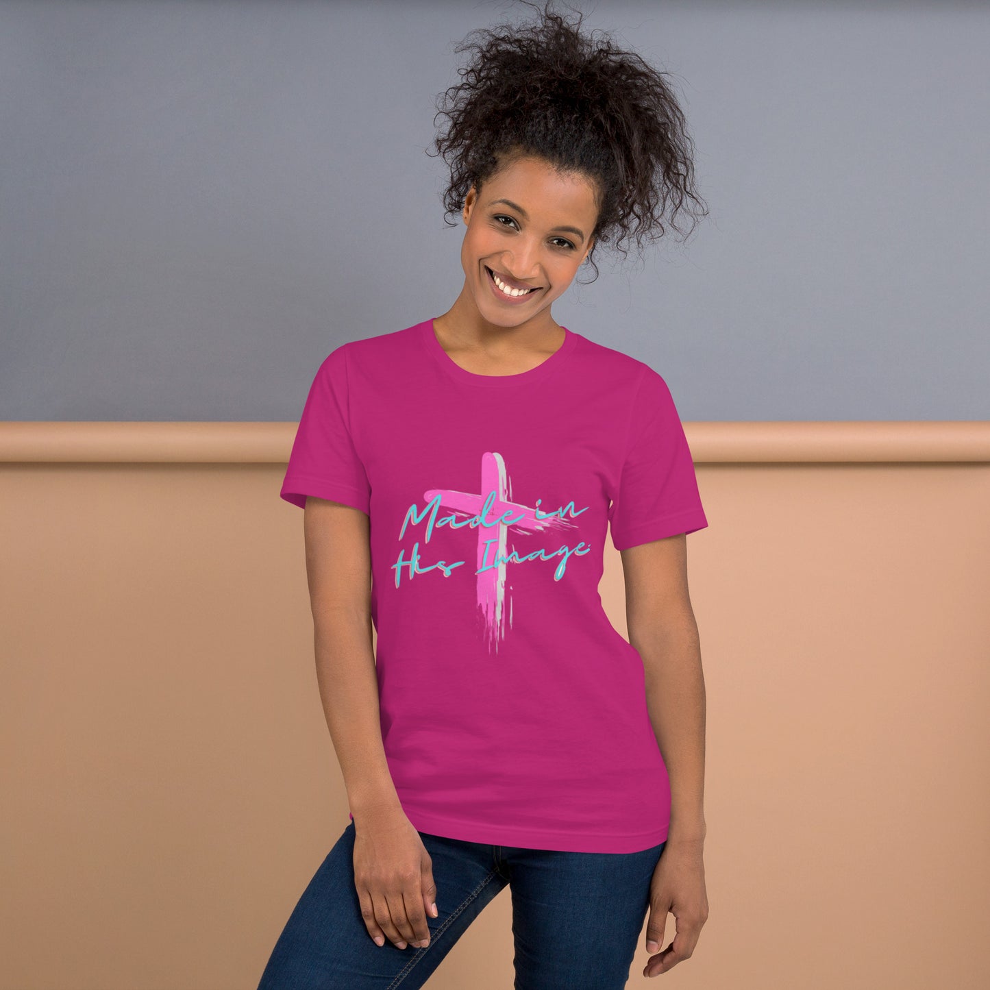 "Made in His Image" BC-3001 Soft lightweight Pre Shrunk t-shirt