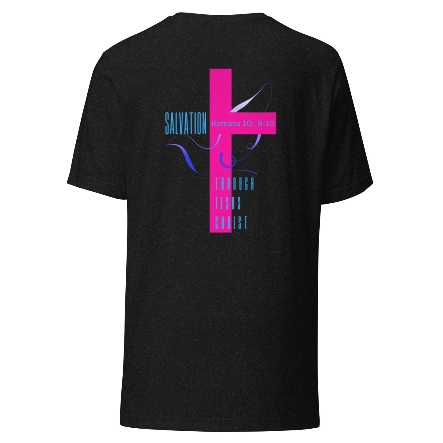 "Salvation Through Jesus Christ" preshrunk T-Shirt BC-3001