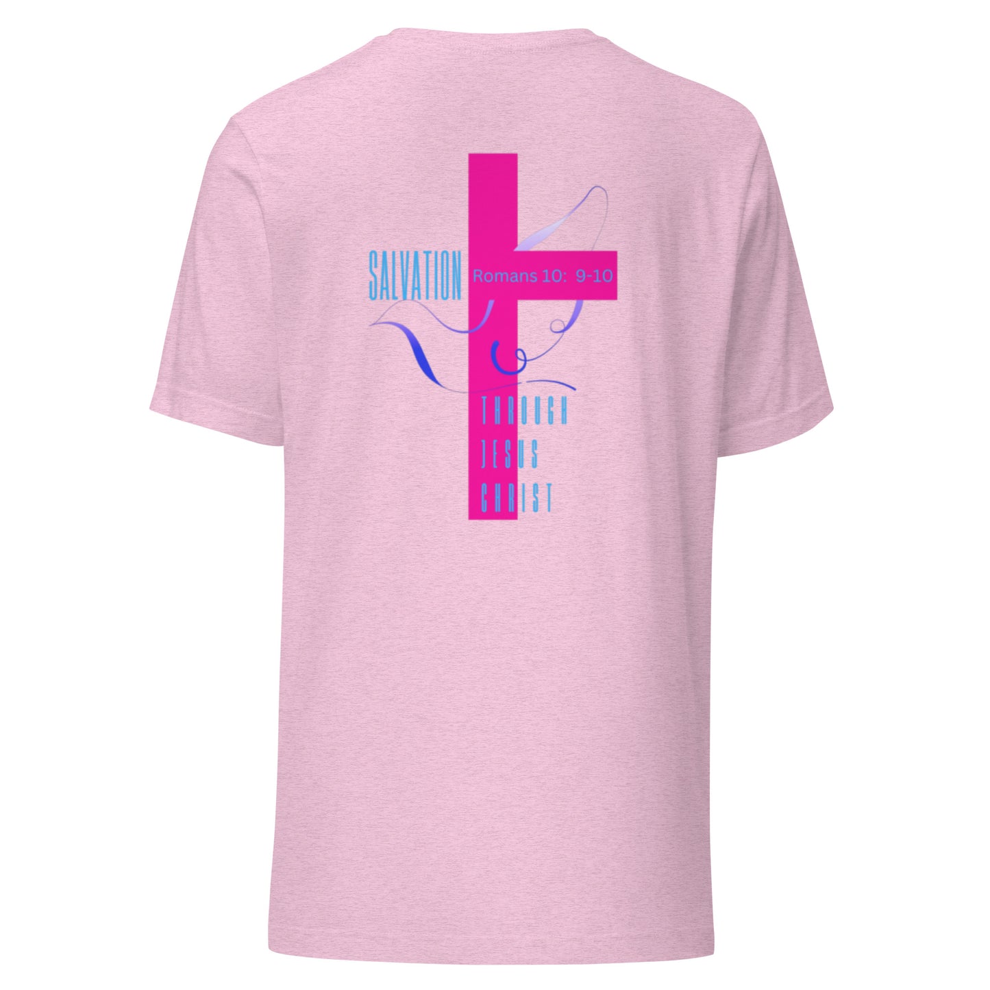"Salvation Through Jesus Christ" preshrunk T-Shirt BC-3001