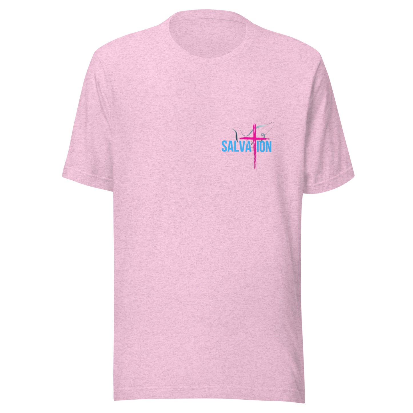 "Salvation Through Jesus Christ" preshrunk T-Shirt BC-3001