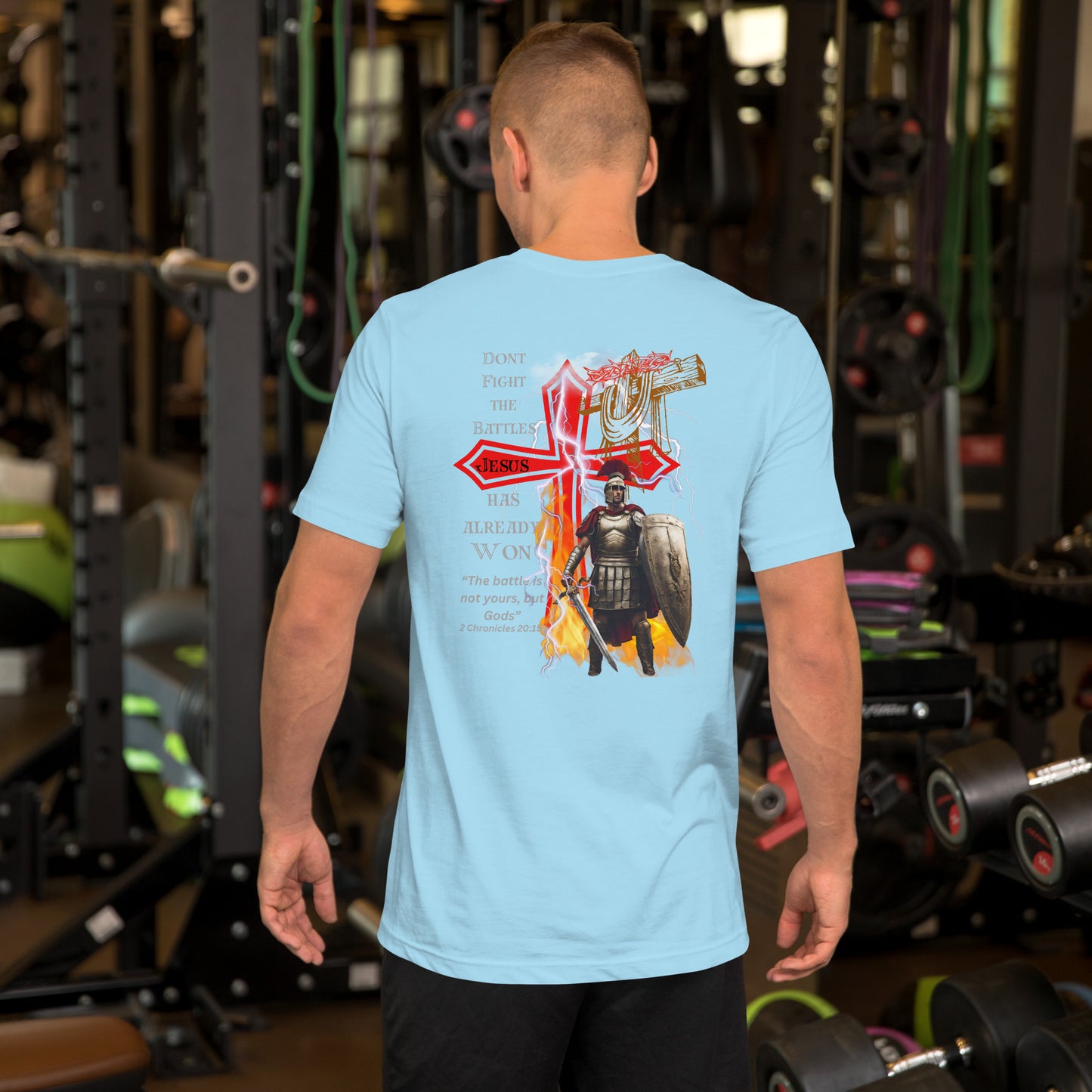 "Jesus Won my Battles" Soft Lightweight pre-shrunk T-Shirt BC-3001