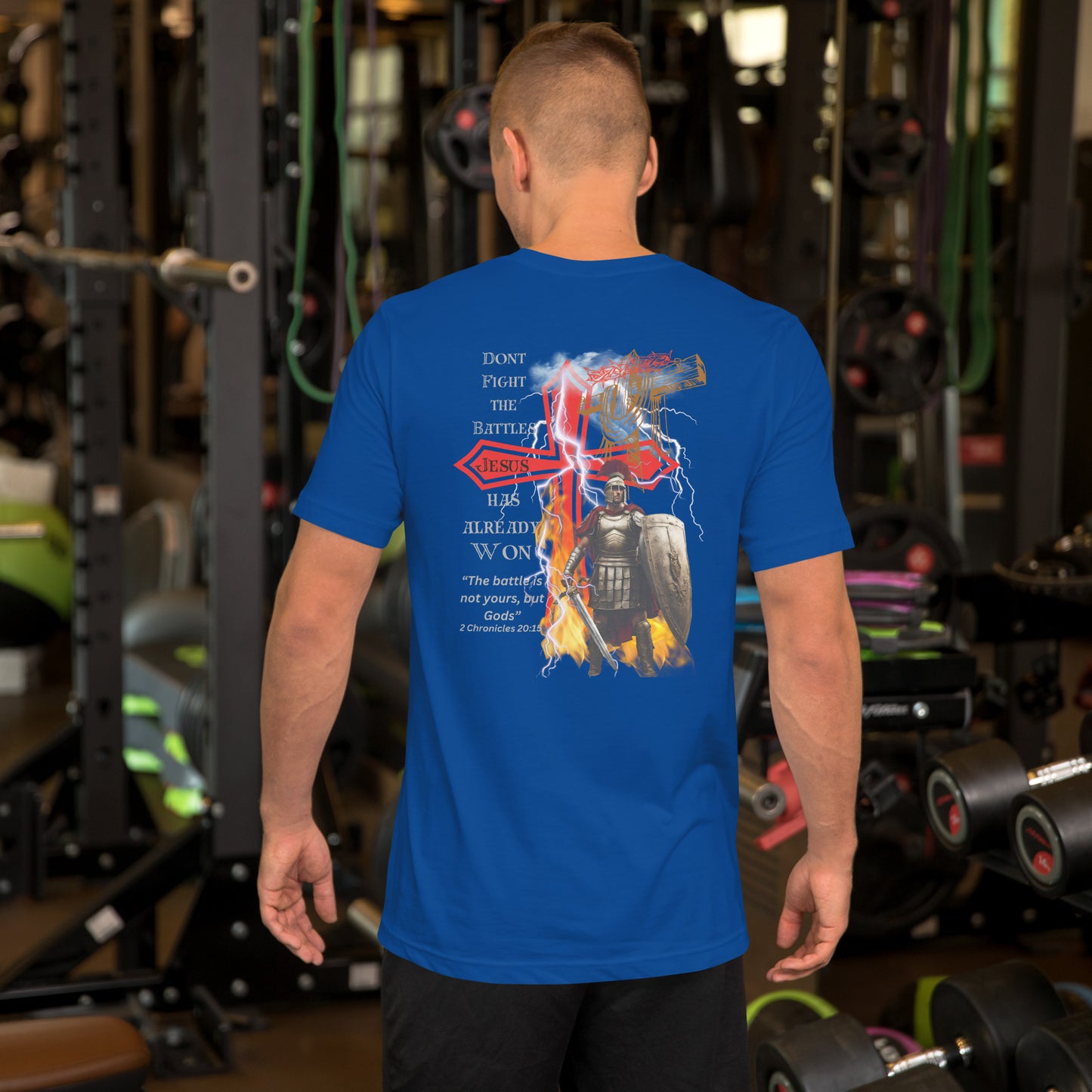 "Jesus Won my Battles" Soft Lightweight pre-shrunk T-Shirt BC-3001