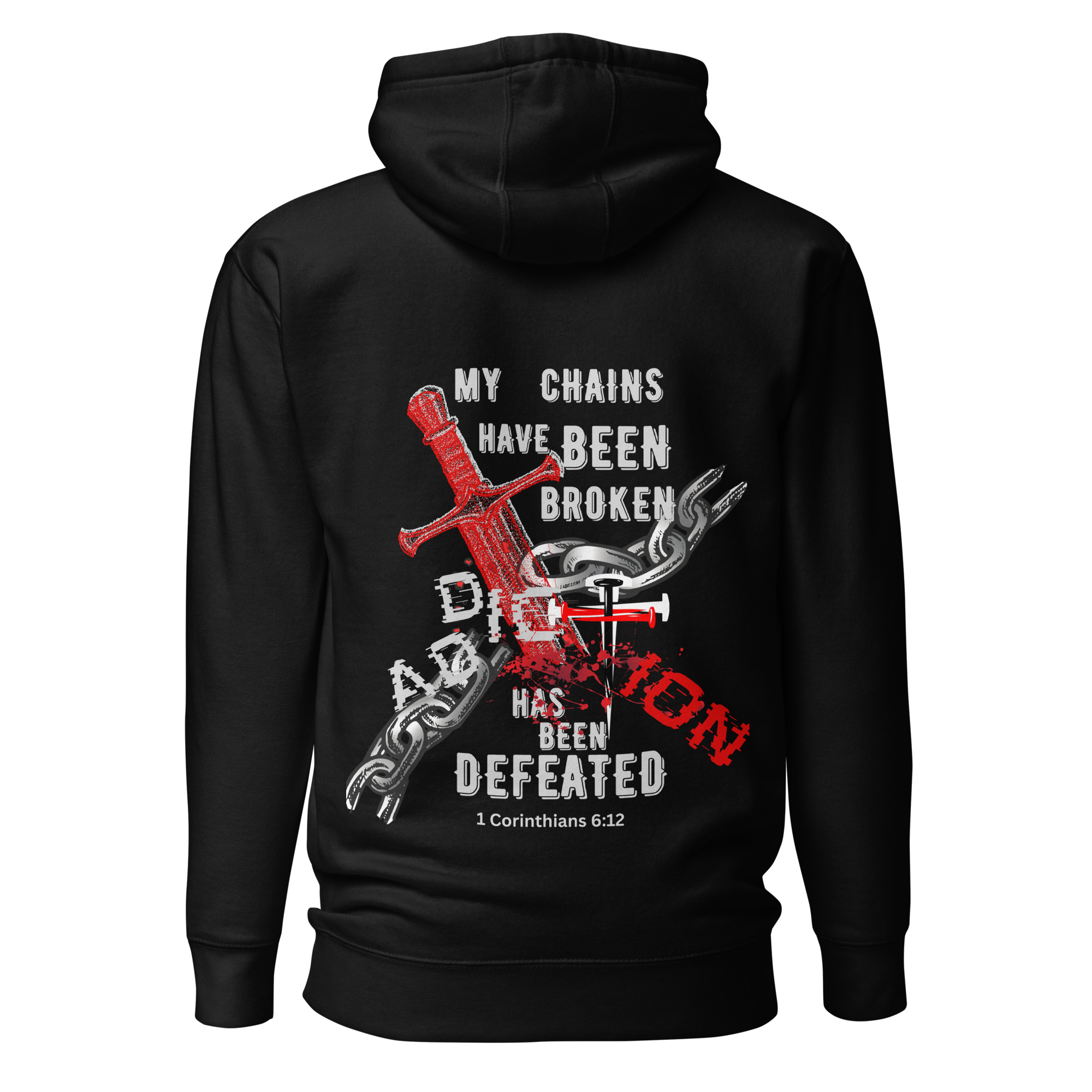 Addiction Has Been Defeated; Christian Apparel Collection