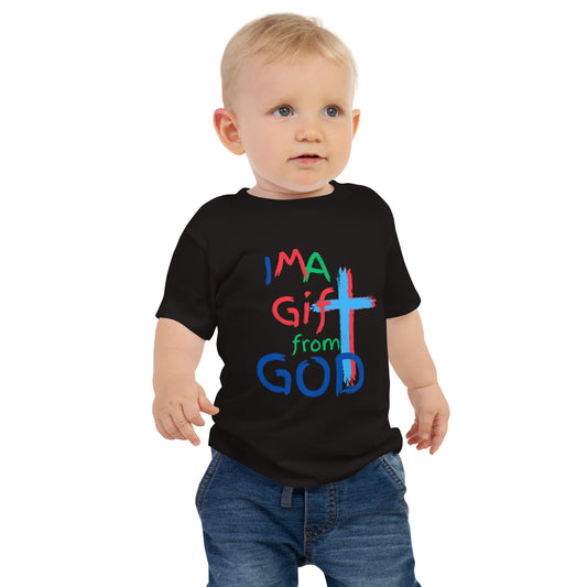 "I M A Gift from GOD" Baby Jersey Short Sleeve Tee