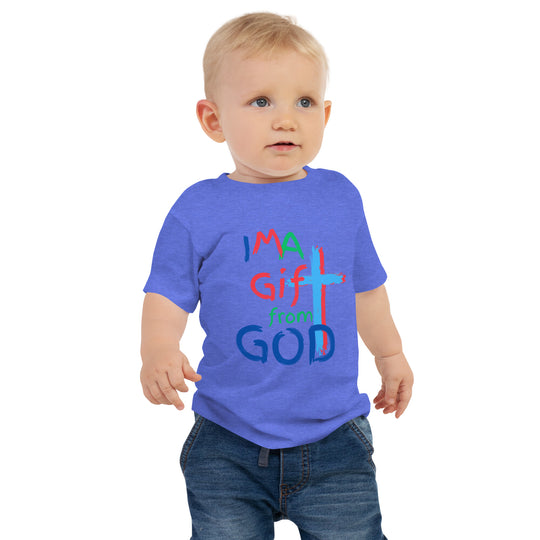 "I M A Gift from GOD" Baby Jersey Short Sleeve Tee