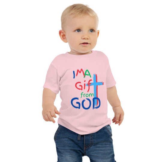 "I M A Gift from GOD" Baby Jersey Short Sleeve Tee