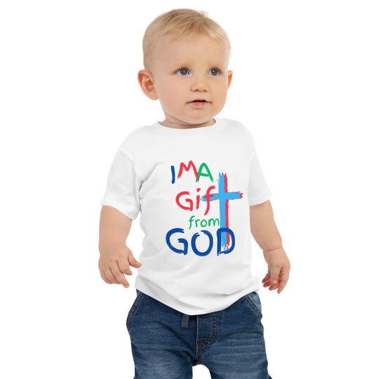 "I M A Gift from GOD" Baby Jersey Short Sleeve Tee