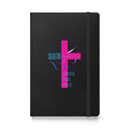 "Salvation Through Jesus Christ" Cross Bound Notebook