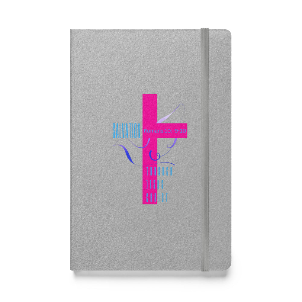 "Salvation Through Jesus Christ" Cross Bound Notebook