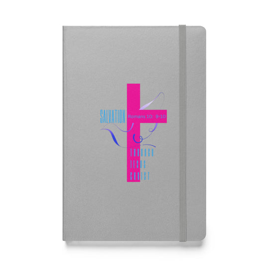 "Salvation Through Jesus Christ" Cross Bound Notebook