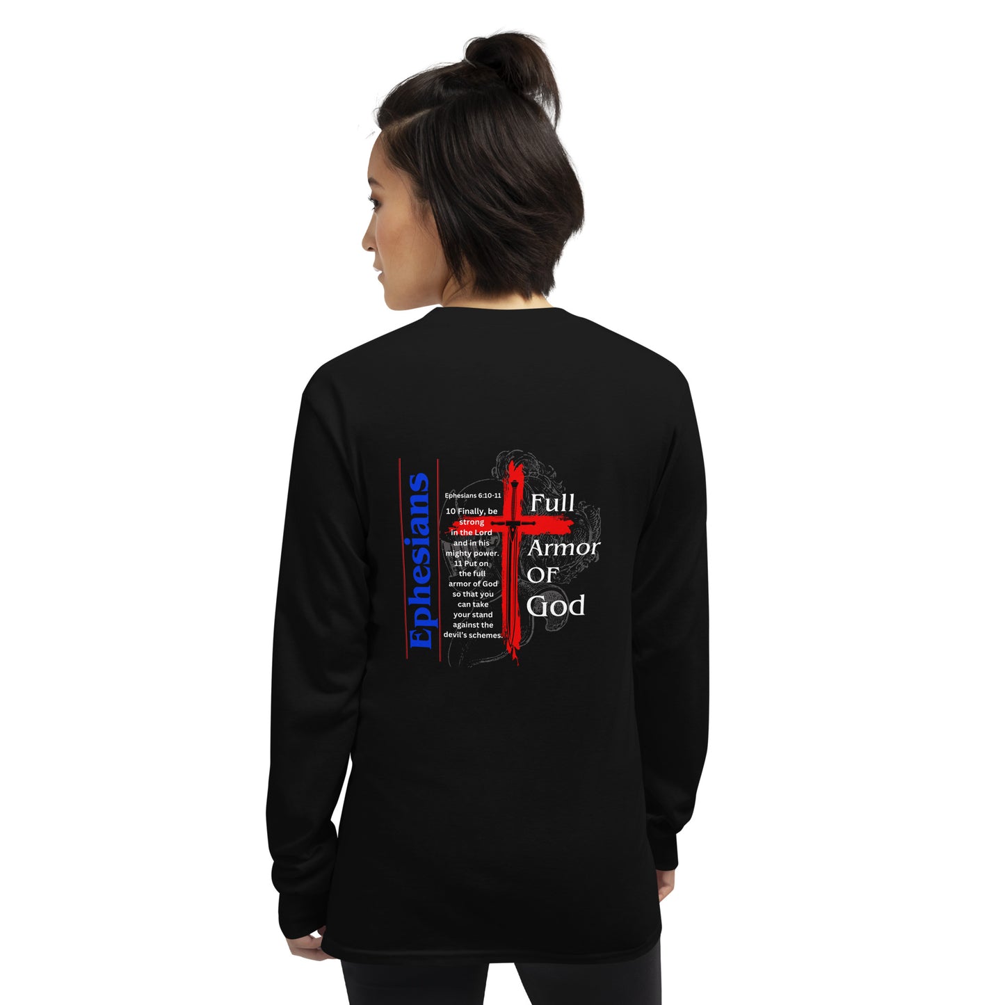 "Full Armor of God"  Pre-shrunk jersey knit Long Sleeve Shirt