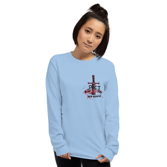 "Addiction Has Been Defeated" Long Sleeve Shirt