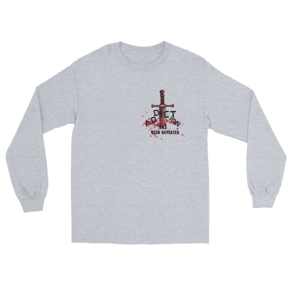 "Addiction Has Been Defeated" Long Sleeve Shirt