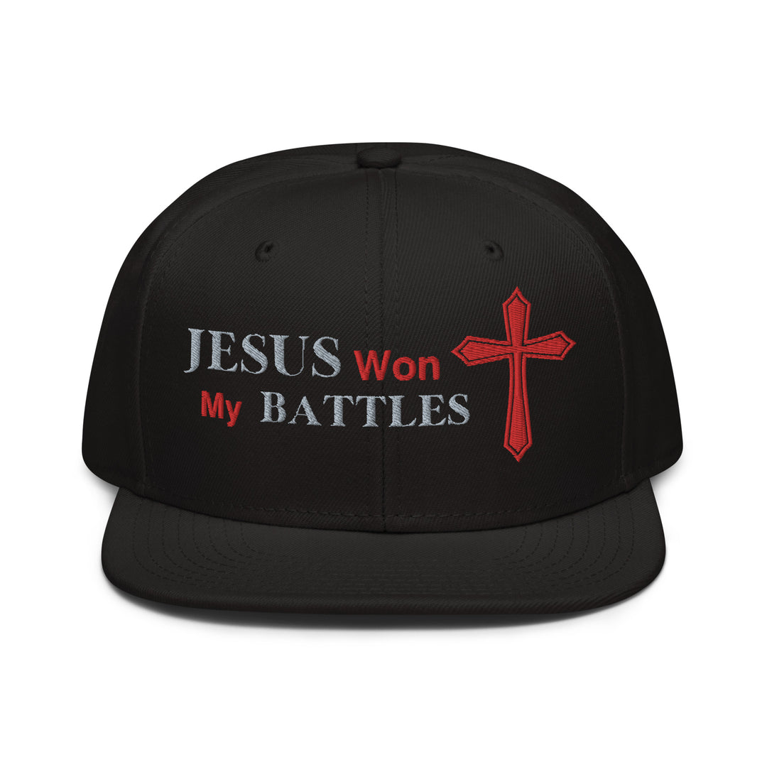 "Jesus Won my Battles" Snapback Hat