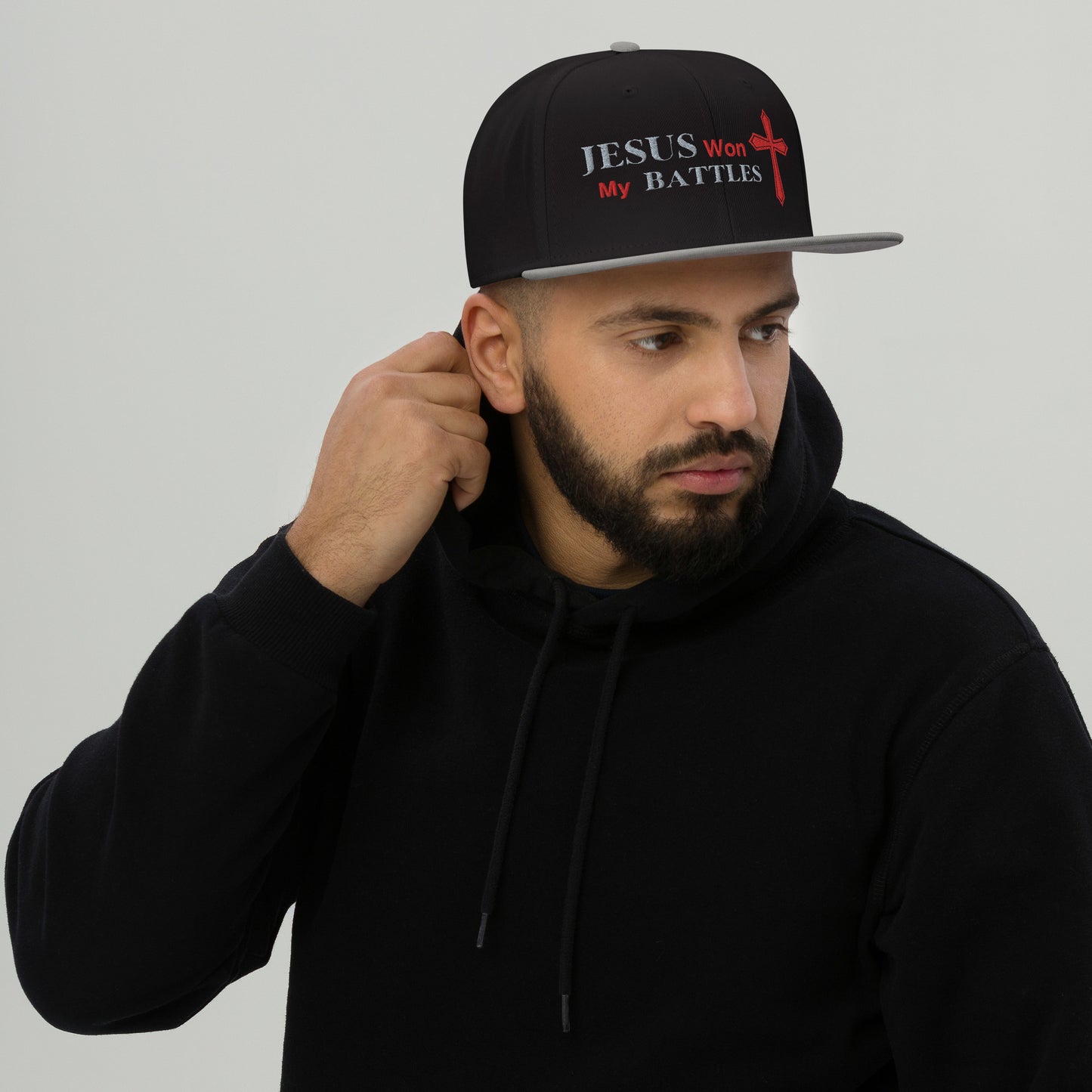 "Jesus Won my Battles" Snapback Hat