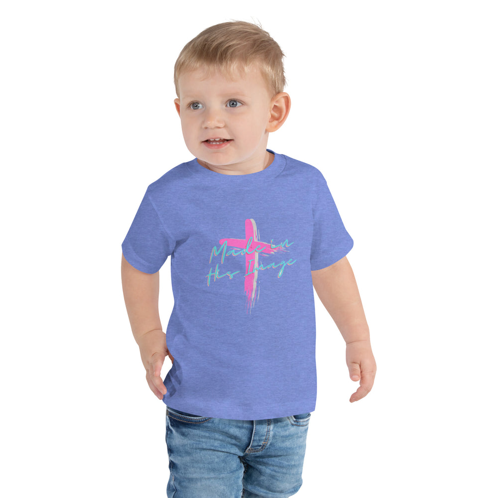 "Made in His Image" Toddler Short Sleeve Tee