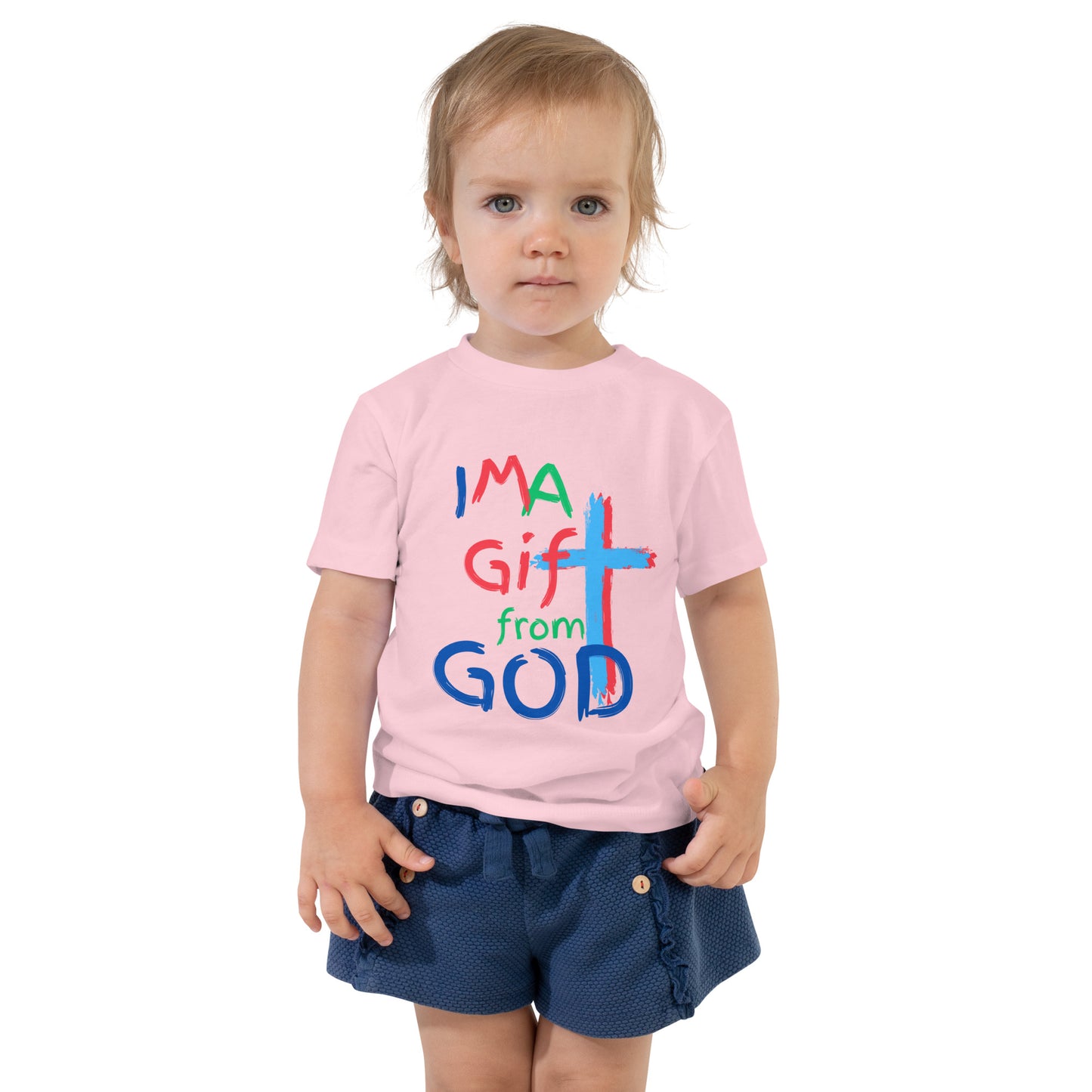 "I M A Gift from GOD" Toddler Short Sleeve Tee