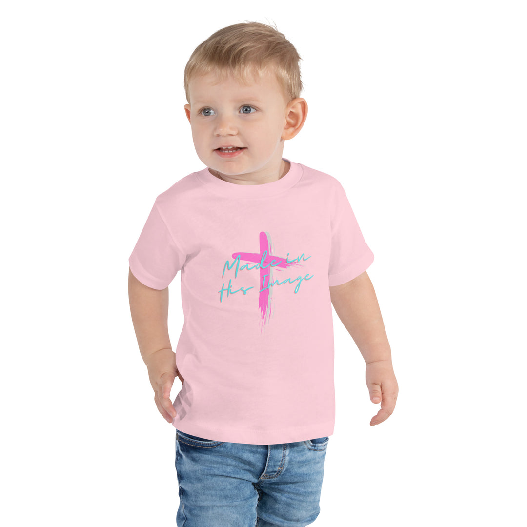 "Made in His Image" Toddler Short Sleeve Tee