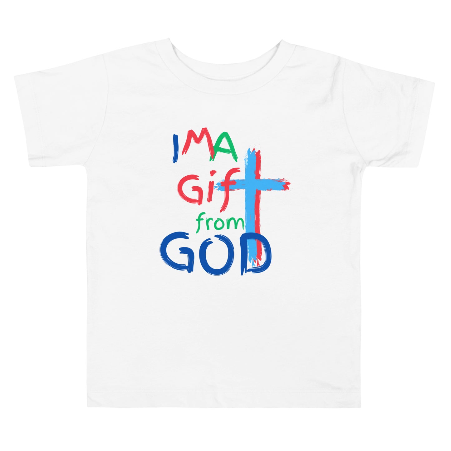 "I M A Gift from GOD" Toddler Short Sleeve Tee