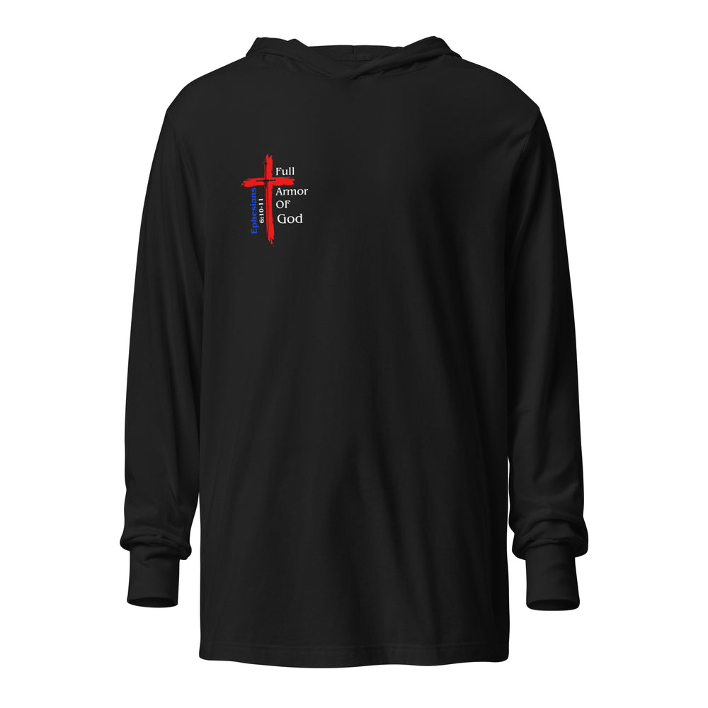 "Full Armor of God"  Hooded Long-Sleeve T-Shirt BC-3512